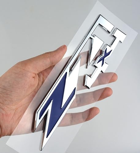 Miniatura 8 de Aimoll 2 emblemas Z71 4x4 de repuesto para GMC Chevy Silverado Sierra Tahoe Suburban New 1500 2500 3500 (cromo negro 1)