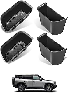 Jetour Traveler T1 & T2 Storage Accessories | Armrest Box | Door Storage Boxes | 4 Pcs | Black