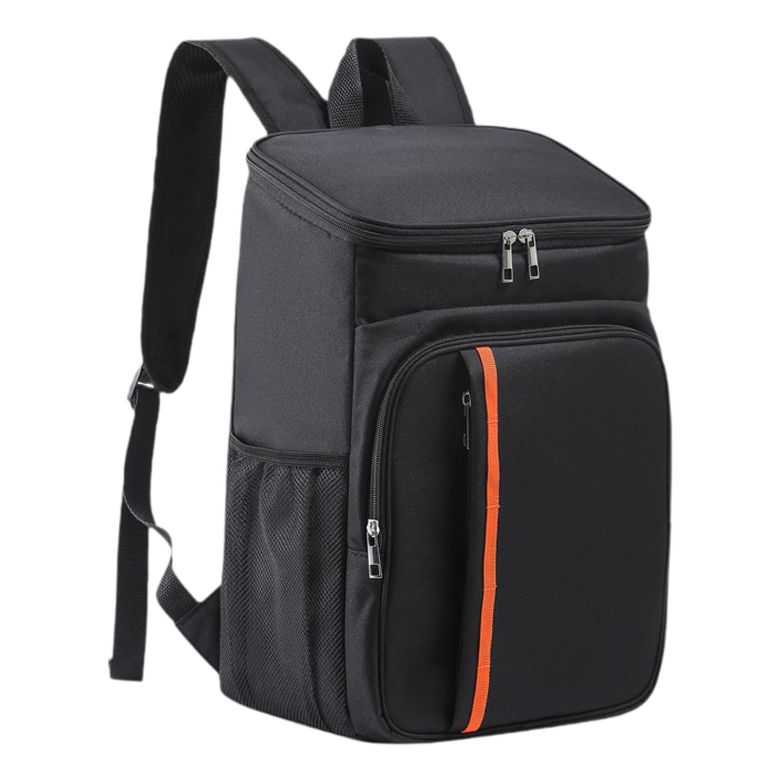 Zaino Termico a Prova di Perdite, Borsa Frigo Grande Oxford, Accessori per Picnic, Spiaggia, Campeggio, Nero