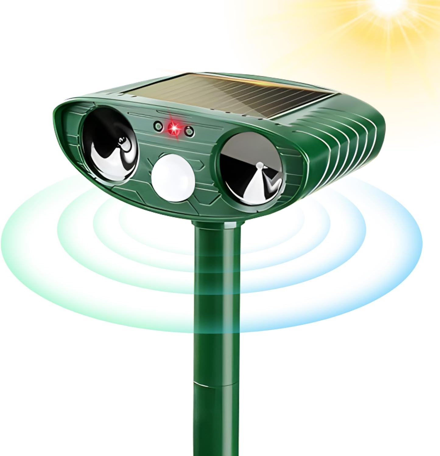(Amazon.co.jp Limited) Sudsty Cat Repellent Ultrasonic Solar Charging, Animal Repellent, Bird Repellent, Popular Edition, Dog Repellent, Cat Repellent, Ultrasonic Mouse Repellent, 13K - 45K HZ