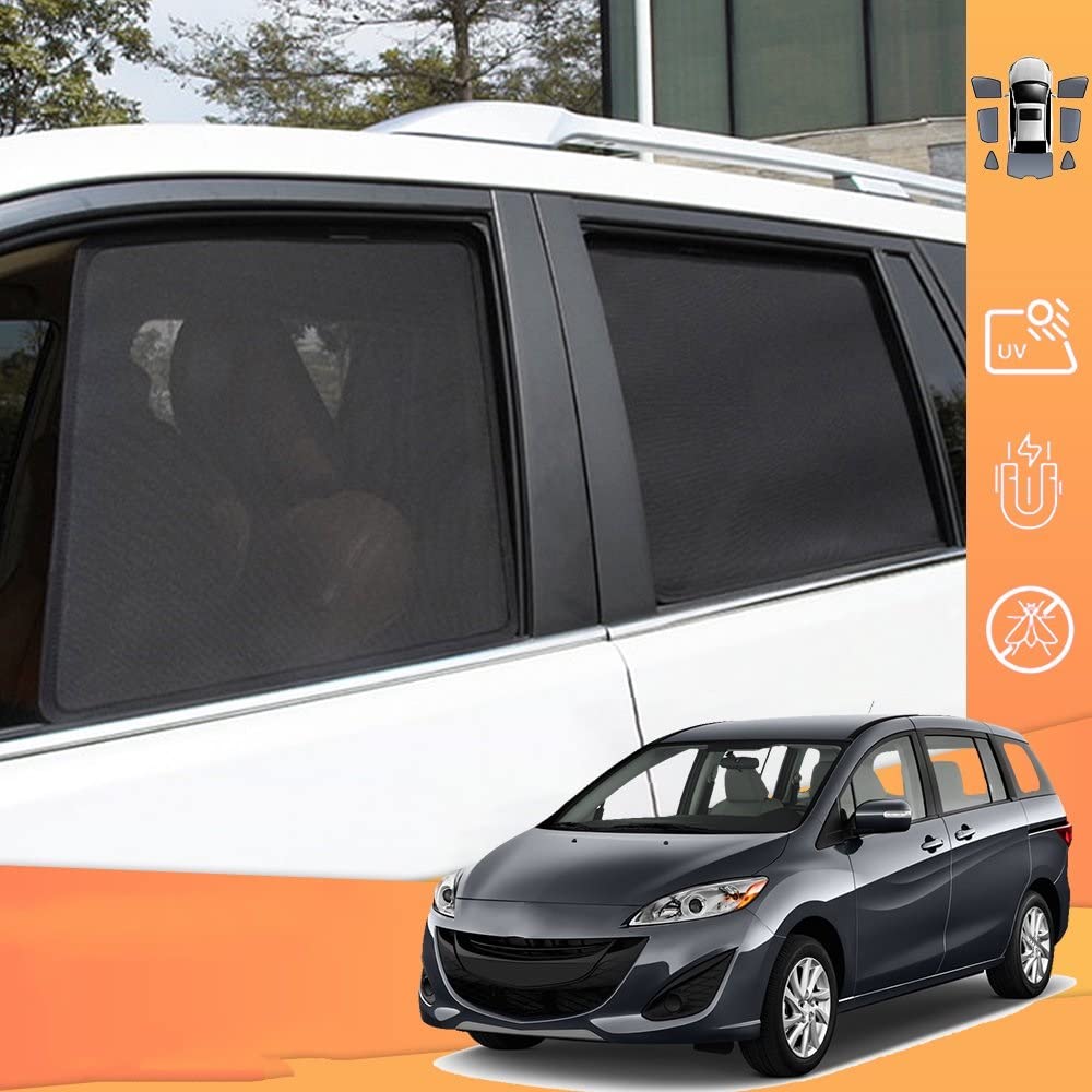Parasol Coche Delantero Para Mazda 5 Para CW 2011-2018 Parasol Magnético Coche Parabrisas Delantero Marco Malla Cortina Ventana Lateral Trasera Parasol Parasol Luna Coche ( Talla : Front Windshield1 )