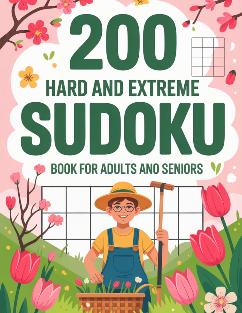 200 Hard and Extreme Sudoku Puzzle Book for Adults and Seniors: Precision-Ready Activity Companion for Ages 55 Plus