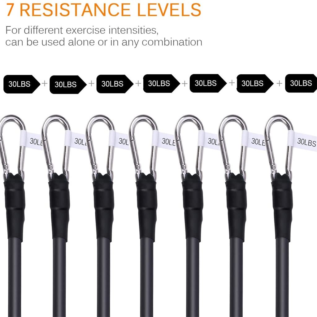 Juego de bandas de resistencia, banda de ejercicio, accesorios portátiles para gjercicio, accesorios portátiles para gimnasio en casa, entrenamiento de goma elástica para fitness profesional