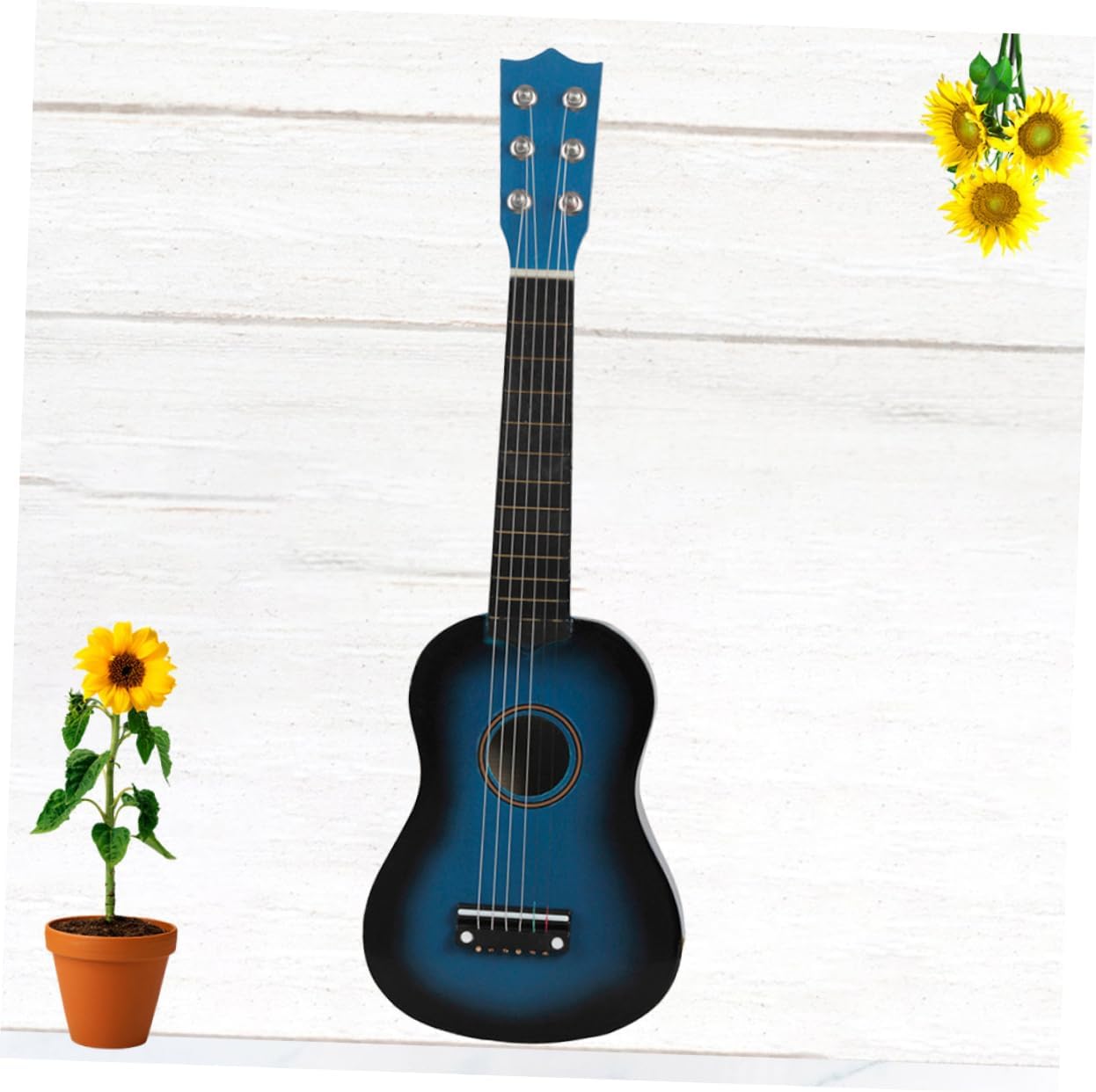 Vaguelly Vintage Style Acoustic Guitar for Beginners String Folk Music Instrument for Boy Girl for Home and School Music Class