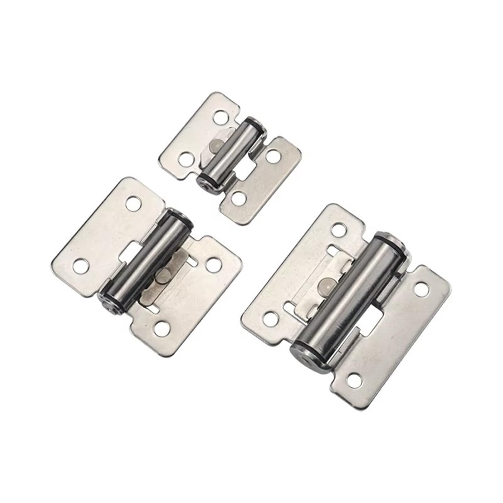 Stainless Steel Damping Hinges Equipment that Can Stop 180 Degrees of Opening Torque 1Pcs(50x48mm)