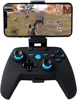 LONGLU Wireless Gamepad Programmable Professional Game Controller for Phone/Tablet/PC/PS/VR/TV/Switch/Drone/Game Console, Gamepad Joystick Compatible with iPhone/iOS/Android/Windows