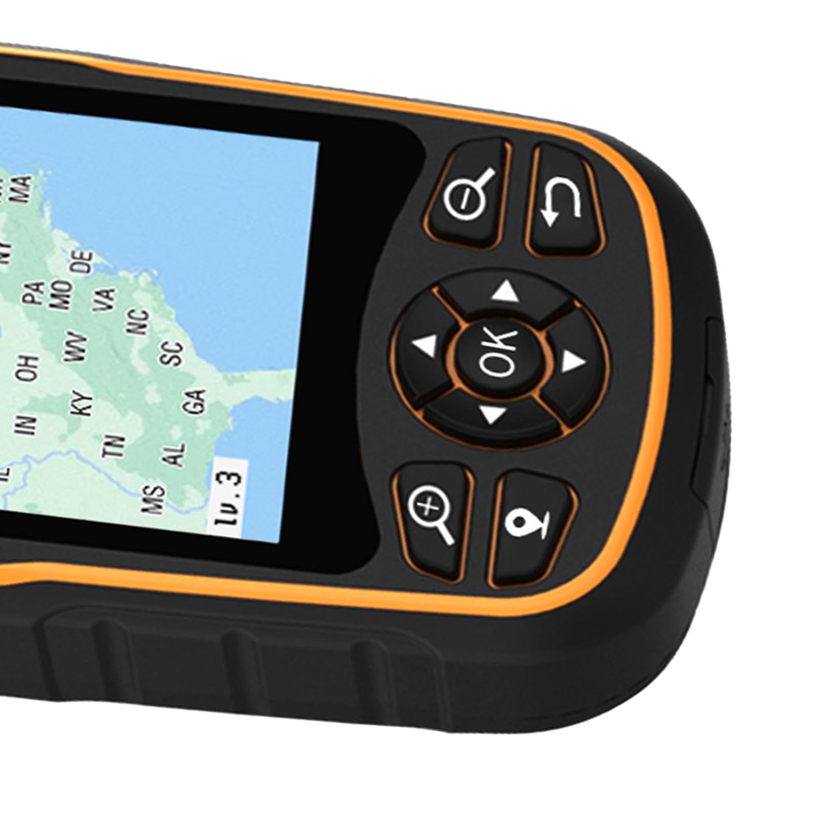 Gedourain Instrumento de Topografía Terrestre GPS GNSS de Mano con Soporte Satelital Avanzado para Acampar y Caminar, Medidor Terrestre GPS con Pantalla de 3,2 Pulgadas para Necesidades Agrícolas