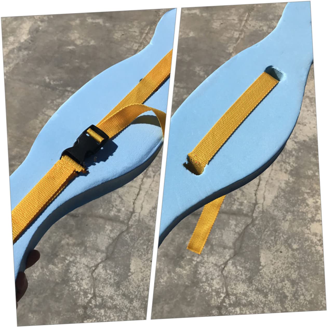 Abaodam Floating Waist Swimming Board Buoyancy Belt for Boys and Girls Swim Belt Harness Swimming Training Equipment Portable Swim Tether Random