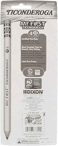 Miniatura 4 de My First Ticonderoga - Lápiz primario y sacapuntas de bonificación, 2 unidades