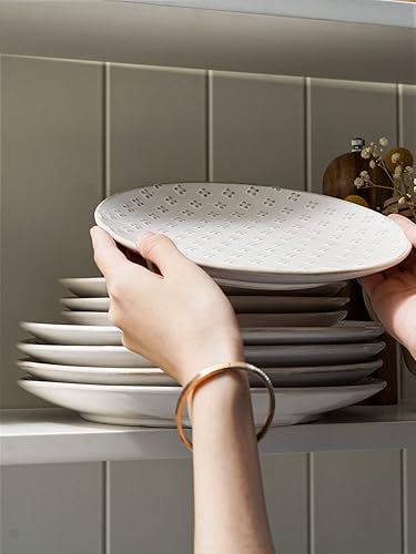 Miniatura 8 de LE TAUCI Juego de 4 cuencos de 6 pulgadas  cuencos de 7 pulgadas juego de 4 platos  8 pulgadas