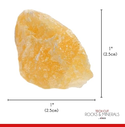 Miniatura 3 de Calcita cruda, muestra mineral - Aprox. 1" - Geólogo seleccionado y procesado a mano - Ideal para aulas de ciencia - Eisco Labs