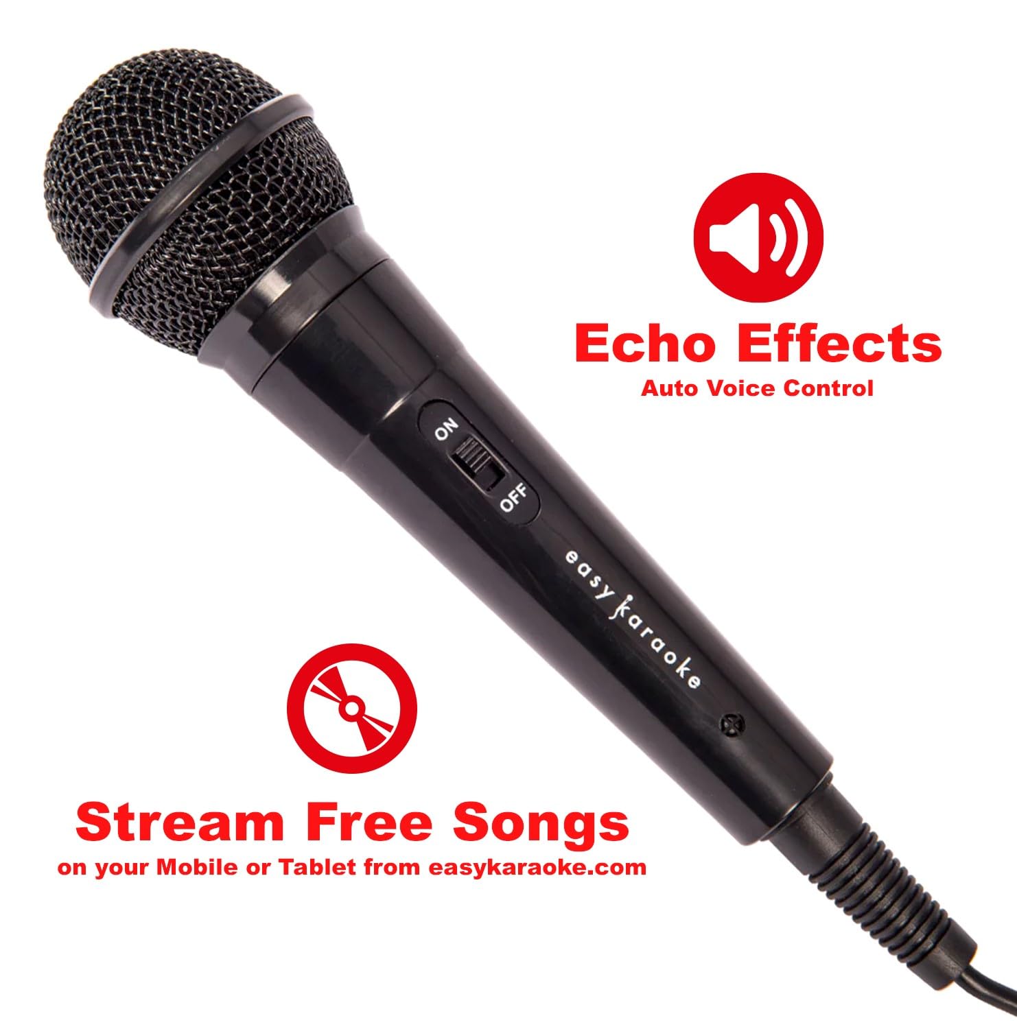 Easy Karaoke EKG88B Portable Bluetooth Karaoke Machine comes with