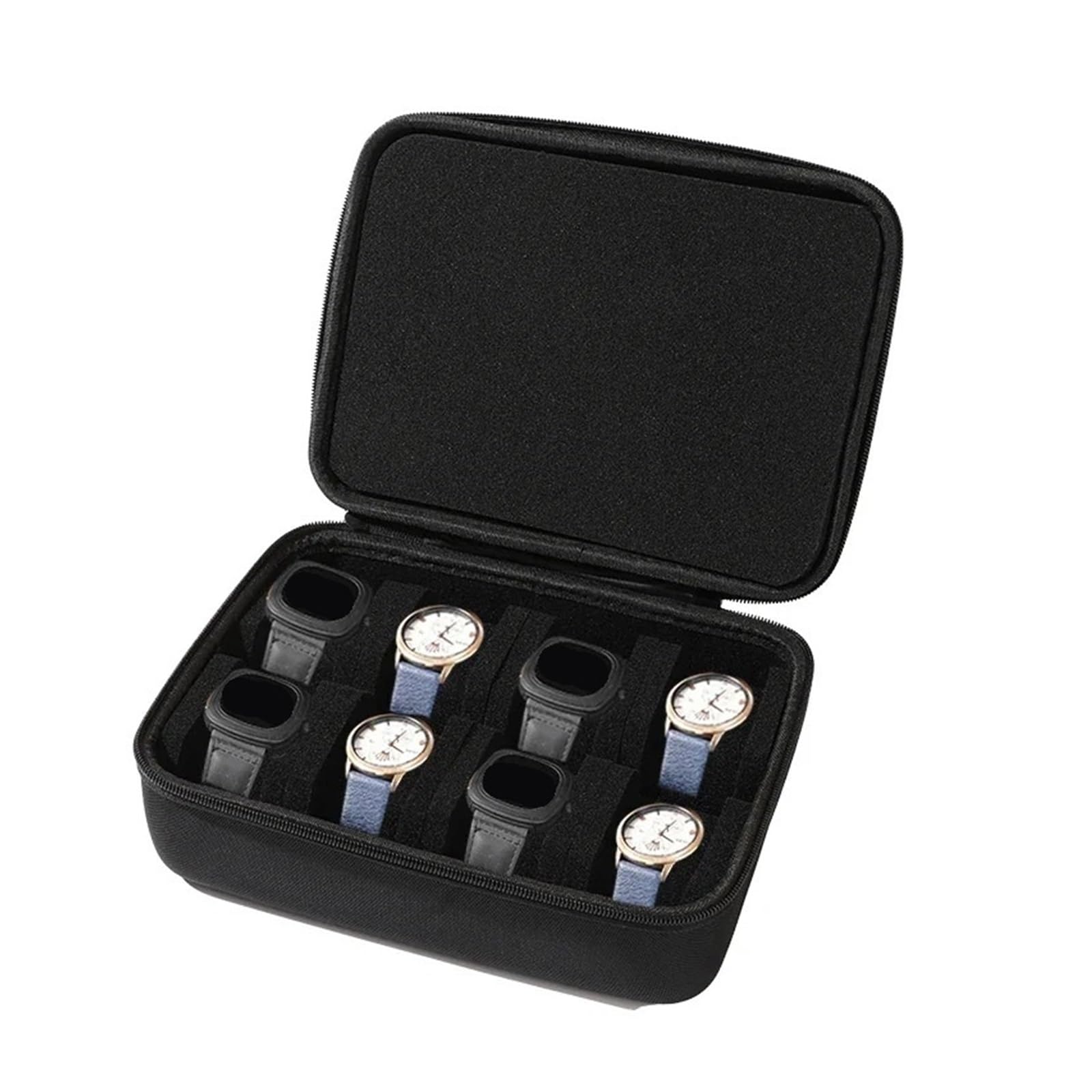 LuoAXINN Watch Case Watch Storage Box Organizer for Men Women Travel Case Portable Display Holder for Wristwatches Smart Watches for Men