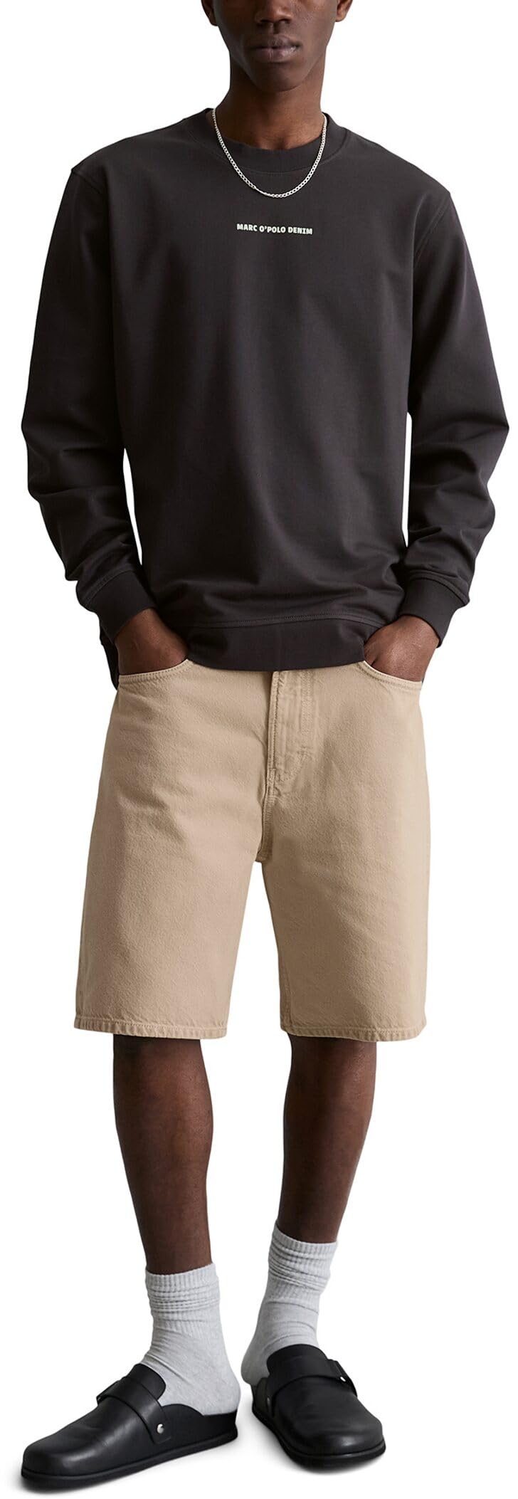 Marc OߴPolo Denim Sudadera Hombre con estampado en la espalda Regular Fit