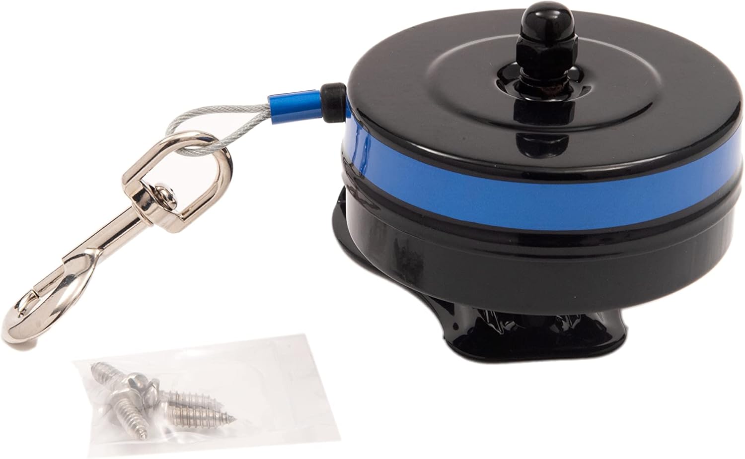 Lixit® Bracket Mount and Stake Retractable Leash Tie Outs for Dogs (Large (Pack of 1), Bracket)