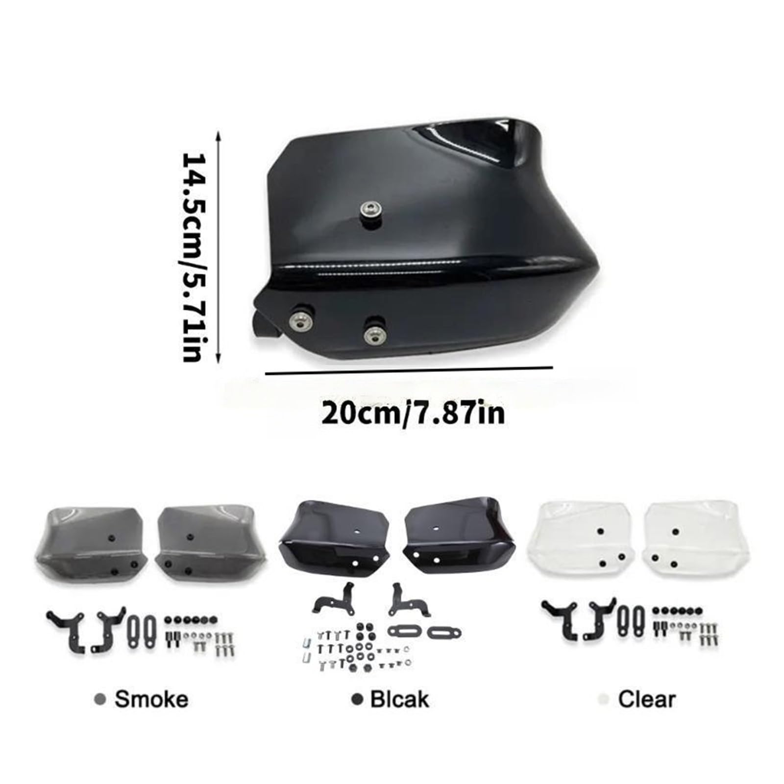 Parabrezza Moto Antivento Accessori Per Copertura Protettiva Per Piastra Di Estensione Con Clip In Plastica Per Motociclette Protezione Per Parabrezza Per FORZA350