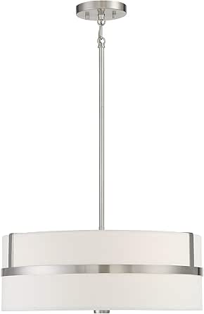Meridian M70102BN Pendant, 4-Light 240 Total Watts, Brushed Nickel