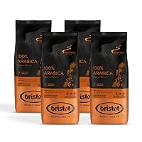 Bristot Caffè Macinato 100% Arabica 1kg - Caffe Macinato con Miscela di Arabica del