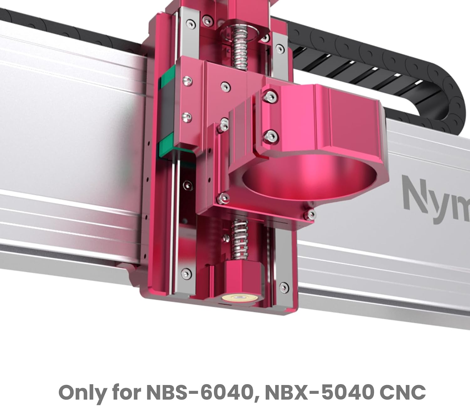 80mm Diameter Aluminum CNC Spindle Holder Spindle Mount Only for NBS-6040, NBX-5040