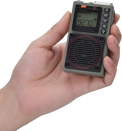 Miniatura 4 de Radio, control de aplicación Bluetooth altavoz compatible con tarjeta microSD, receptor AM/FM/VHF/onda corta/WB con alertas NOAA y antena de cable,
