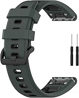Vista 5 de Correa de reloj para Garmin Approach S62/S60, Instinct, Forerunner 945/935, Fenix 6/ GPS, correa de repuesto para reloj
