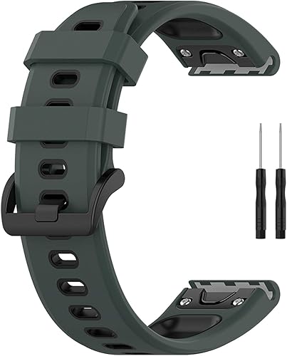 Miniatura 5 de Correa de reloj para Garmin Approach S62 S60, Instinct, Forerunner 945935, Fenix 6 GPS, correa de repuesto para reloj