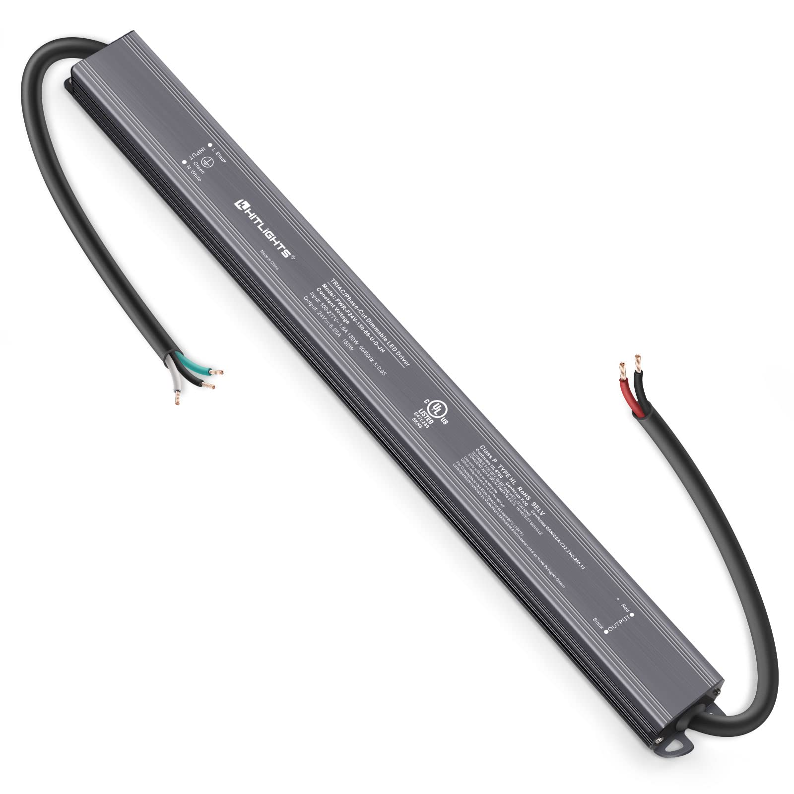 Transformateur LED 150W 24V DC compatible avec variateurs Triac et MLV