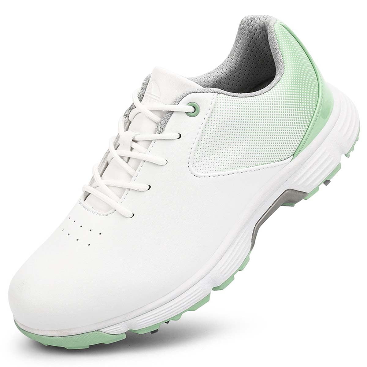 Zapatos De Golf para Mujer con Clavos Zapatillas De Golf | Cuero, Profesionales, Casual, Ligeros, Antideslizantes, Impermeables, cómodos, Moda, Exteriores