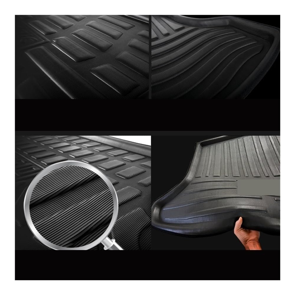Gepäckmatte Kofferraummatte Auto Kofferraum Matte Für FIT Ge8 Hatch Für Jazz MK 2009 2010 2011 2012 2013 Zubehör Boden Fach Liner Fracht Boot Teppich Schlamm