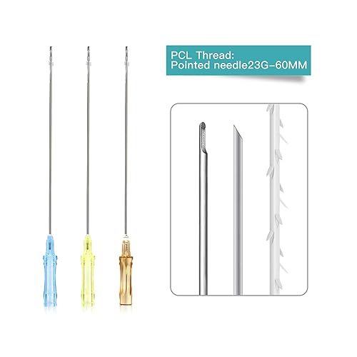 Miniatura 2 de Pcl Cog Thread 4DV Face Lift, Cog Threads 360R Bi-Direction Cog 12PCS (Tip) 23G-60MM