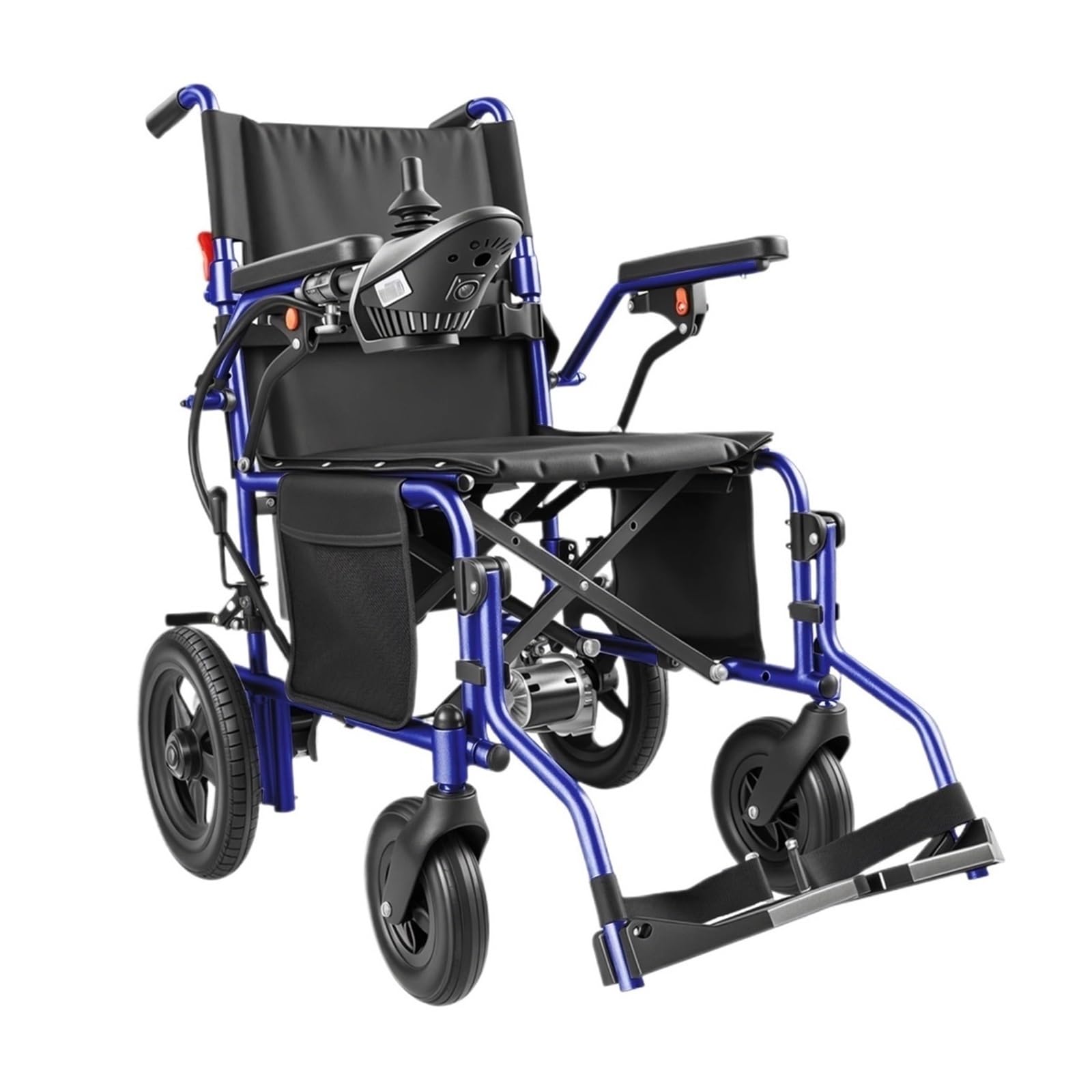Sedia A Rotelle Elettrica Pieghevole, Carico Massimo Fino A 150 Kg, Motore Da 500 W, Batteria Al Litio 13 Ah, Autonomia Di 24 Km, Facile Piegare E Trasportare Comodo E Facile Da Usare