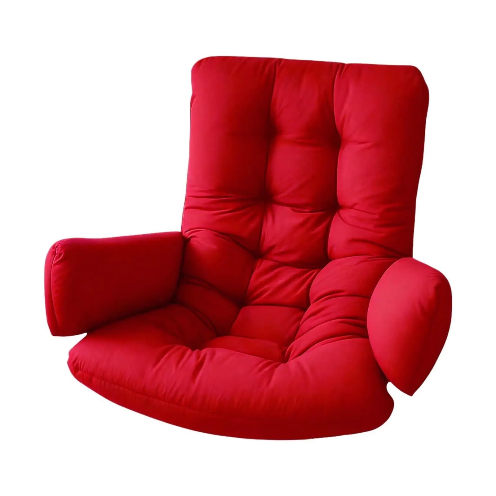 GHHZML Egg Chair Cushion Garden Swing Seat Pad Cushion Outdoor Hanging Chair For Furniture(Red)