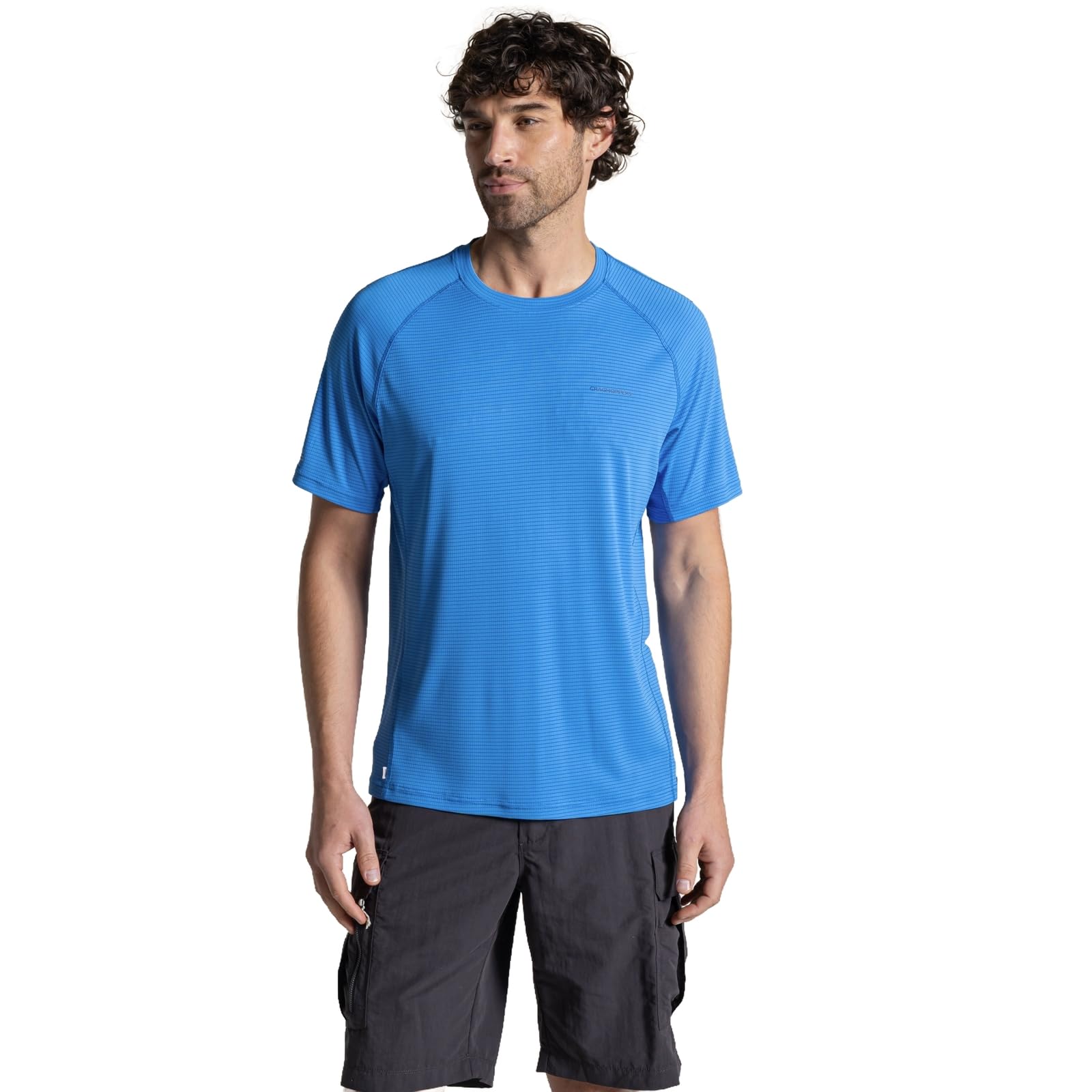 Craghoppers Men's Azure Sky Nosi Life Solar Shield+ Short Sleeve T Shirt