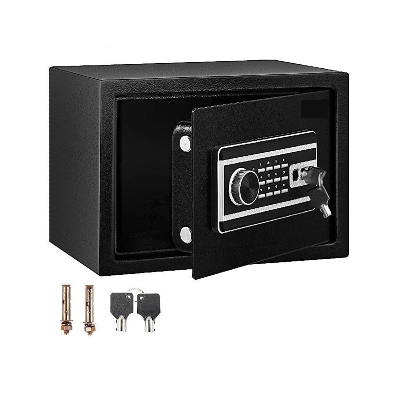 Coffre-fort, Coffre-fort à verrouillage par empreinte digitale 0,8/1,7/2,1 pieds cubes Tirelire électronique secrète cachée numérique for stocker de l'argent