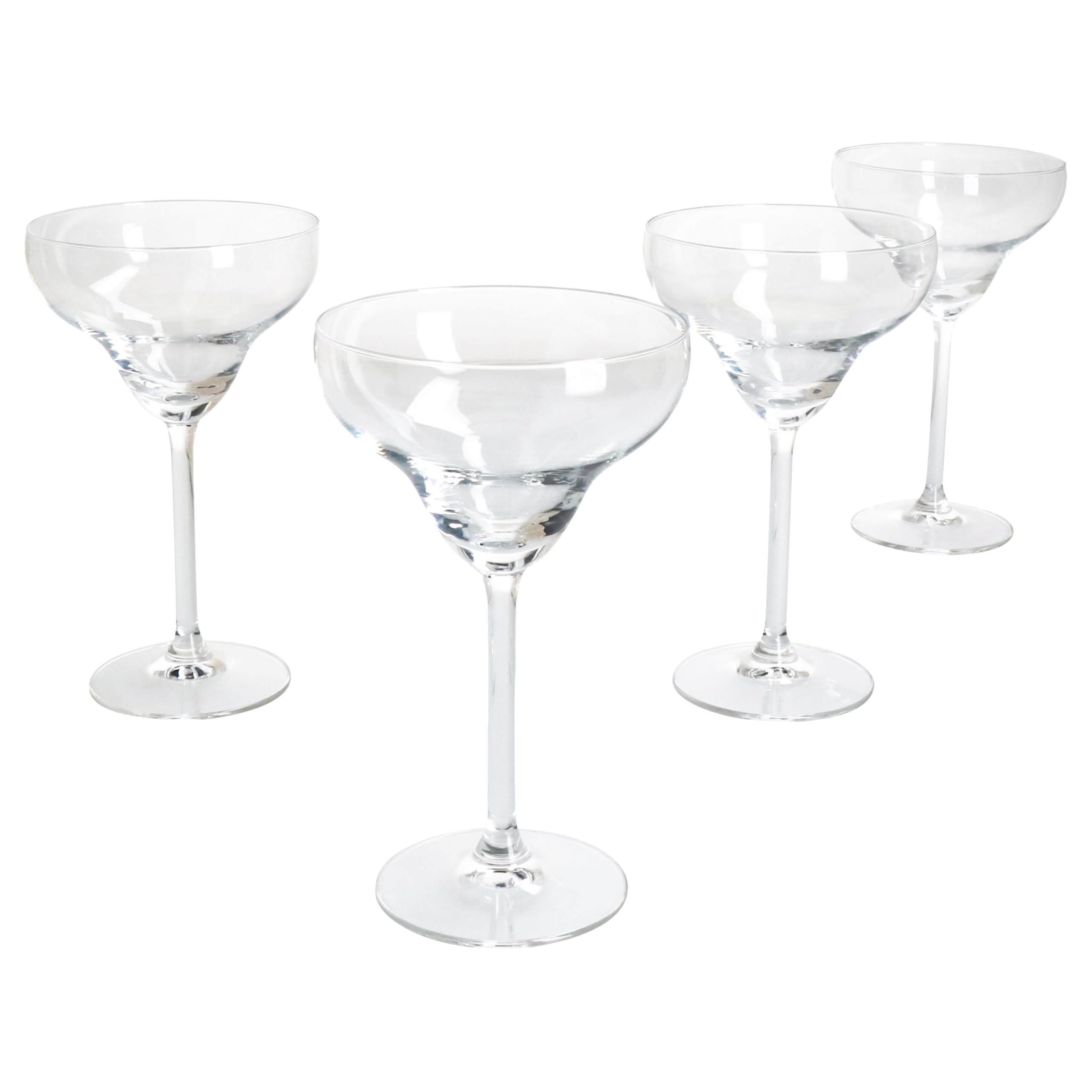 MamboCat Set di 4 bicchieri Margarita I 150 ml, altezza 18 cm, per 4 persone, bicchieri trasparenti per bevande congelate, Daiquiri & Co. I bicchieri trasparenti per casa, feste e Co