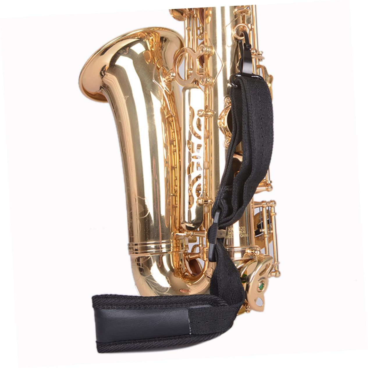 BESPORTBLE 1pc Adjustable Saxophone Strap Durable Sax Harness for Professional Beginner Players Comfortable Neck Support Material for Enhanced Performance