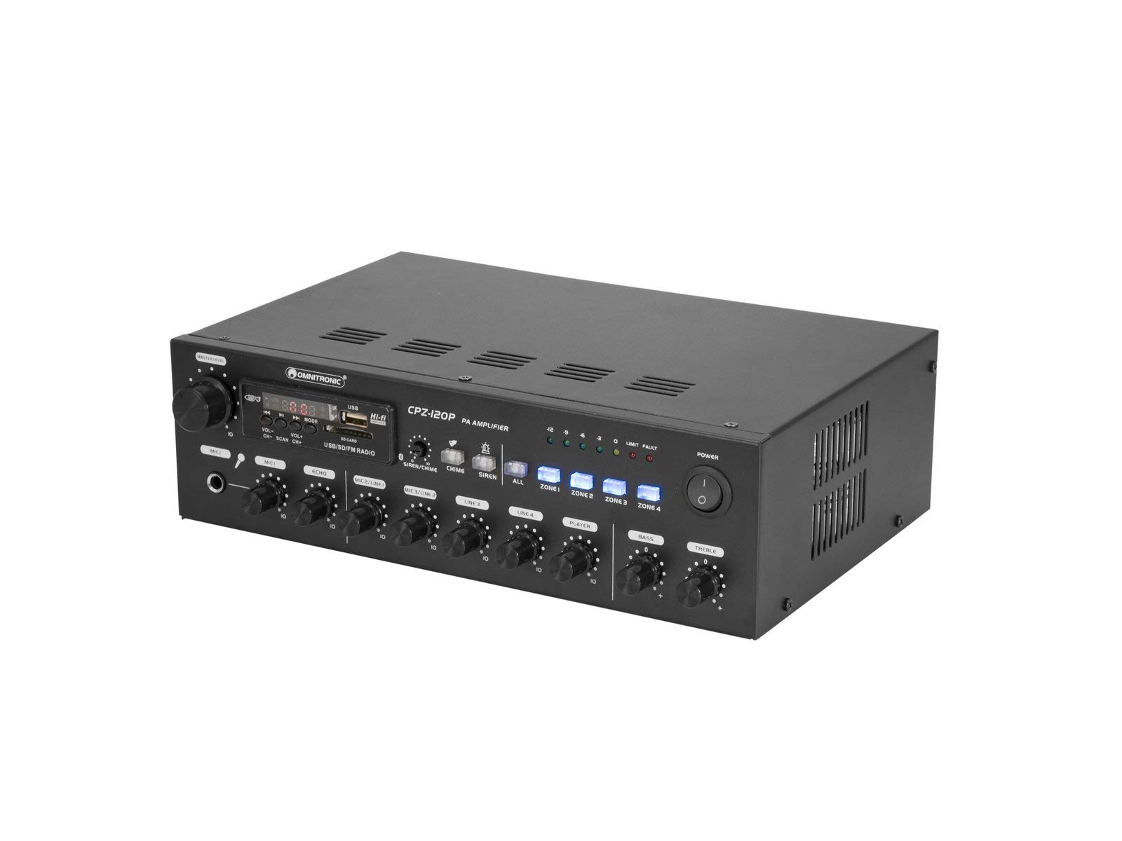 OMNITRONIC CPZ-120P PA Mixer Amplifiatore Mixing Amplifier