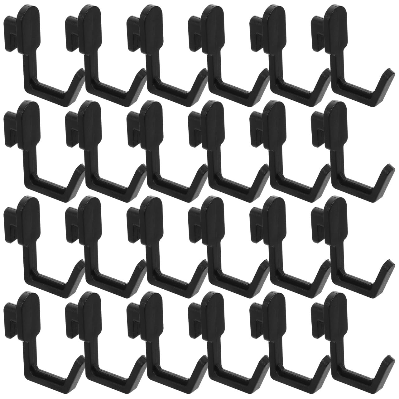 ULTECHNOVO 24Pcs Pegboard Hooks Heavy Duty Tool Organizer Hooks for Workshop Garage Peg Board Tool Storage and Display