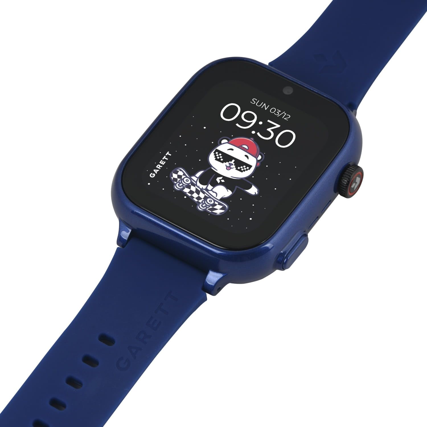 Garett Montre connectée pour Enfants – 1,83″ – Face Unlock – avec GPS SOS – 4G LTE – Bleu Mignon