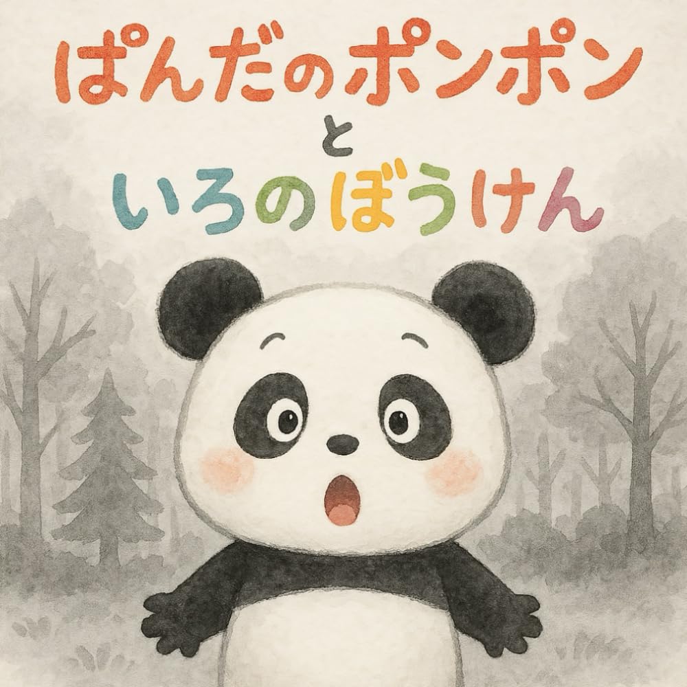 ぱんだのポンポンと いろのぼうけん｜かわいい色の名前を学べる幼児