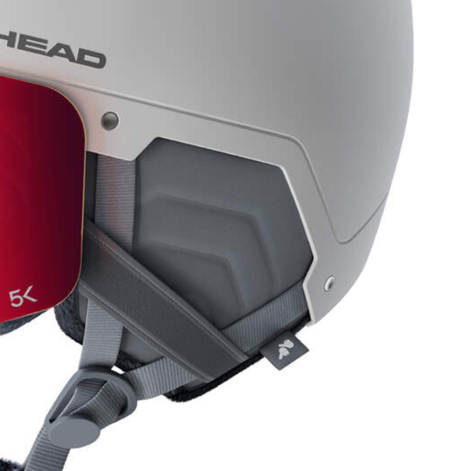 HEAD Cinema 5K Skihelm mit Visier weiß weiß