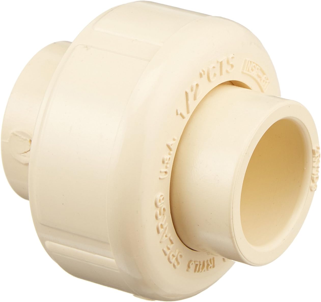 RCU-0500-S 1/2-Inch CPVC Union, Tan