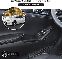Vista 4 de Decoración de botón elevador de ventana de puerta de automóvil para Mazda MX-5 ND 2015-2023 Interruptor de elevación de ventana, cubierta de panel