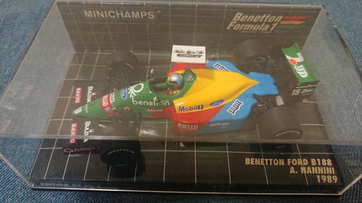 Amazon.co.jp: 1/43 MINICHAMPS 1989年 ベネトンフォードB188#19 A 