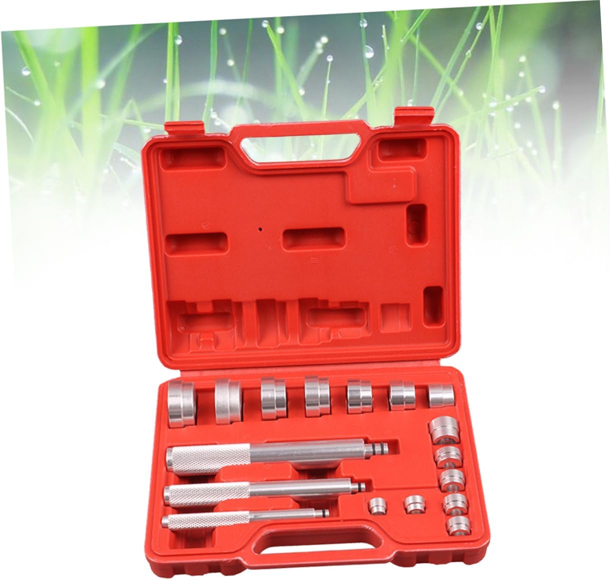 17pcs Bearing Removal and Installation Tool Set Lightweight Wheel Bearing Puller for Auto Repair Compatible with Car