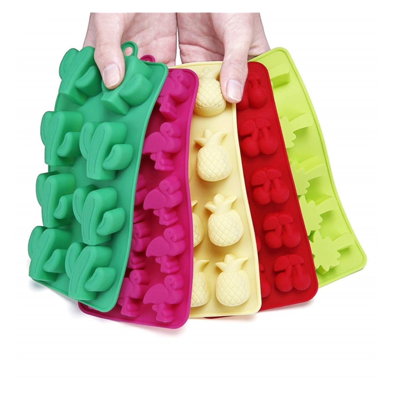 Glaçons Réutilisables Flamant Rose Ou Ananas – 10 Pièces, Lot Au Choix, Neufs