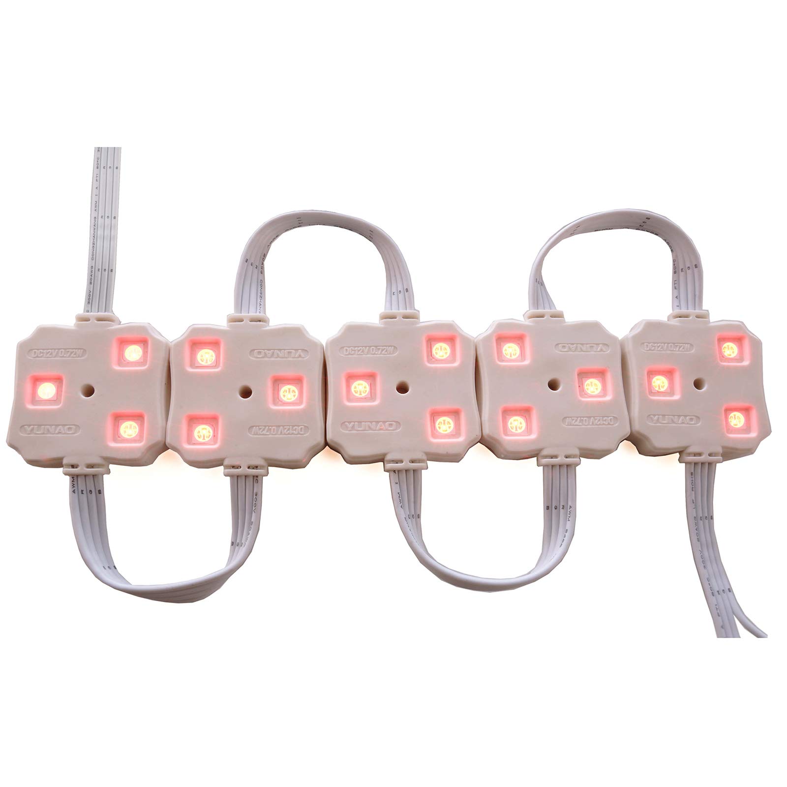 Módulo LED RGB 14 W retroiluminación señales tablas cromoterapia 12 V IP65 20 unidades