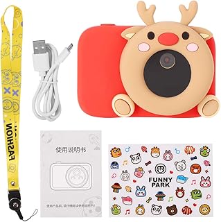 Ladieshow Kids Digital Camera2 4 Inch Color Display Recognize Objects Children Camera 32MP Digital WIFI 32G Memory Card ChristmasChildrens DayBirthday gift