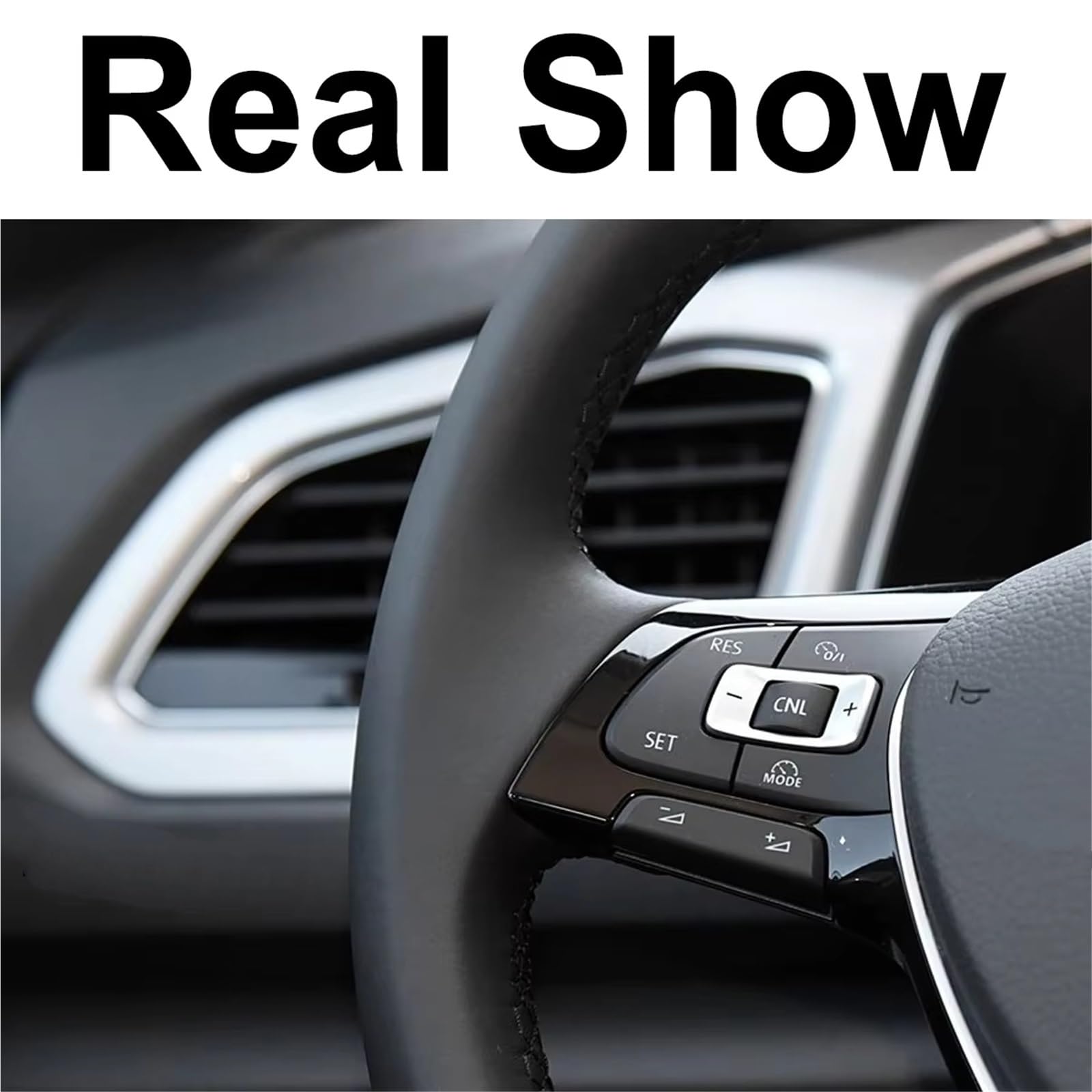Pulsante volante Per Per Golf 7 7.5 Per Sportsvan Per Variant Per E-Golf MK7 5G0959442 Volante Multifunzione Pulsante Interruttore di Copertura lunetta Pulsante Controllo Volante(Sinistra)