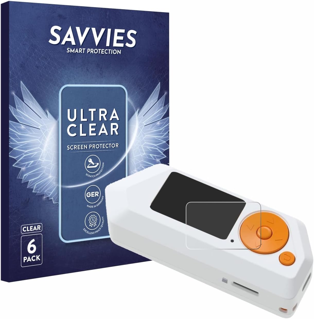 Savvies 6 Pack Screen Protector compatible with Flipper Zero FZ.1 Protection Film Clear
